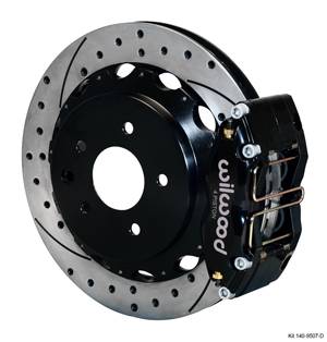 Wilwood - 2003-2007 Infiniti G35 Wilwood Dynapro Rear Brake Kit (Platinum E/Drilled)