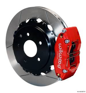 Wilwood - 2003-2007 Infiniti G35 Wilwood Dynapro Rear Brake Kit (Red/Slotted)