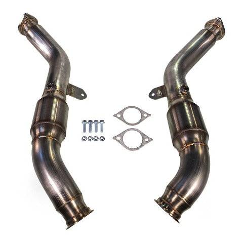 MAPerformance - 2016-2021 Infiniti Q50/Q60 3.0TT RWD MAPerformance Downpipes - GESI G-Sport 0BD2 Cats