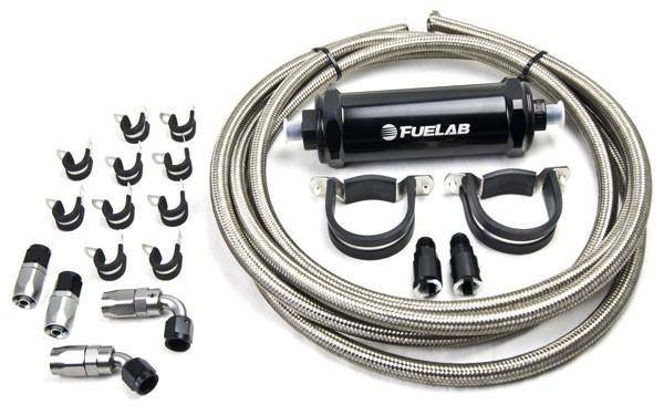 MAPerformance - 2008-2015 Mitsubishi Evo X MAPerformance Fuel Feed Line Kit - No Filter included, Includes Two -6AN Fittings