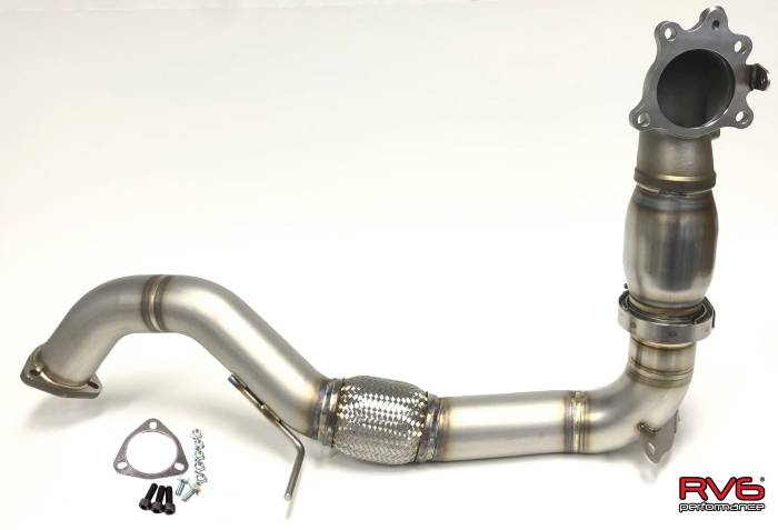 2017 Honda Civic Si Rv6 Performance Catted Downpipe And Front Pipe Combo