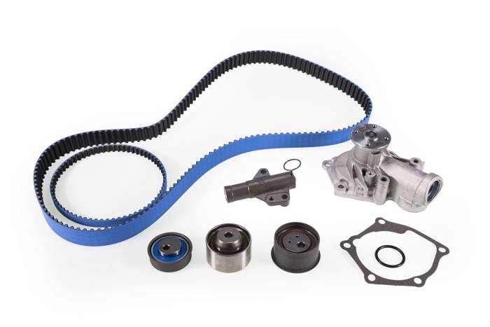 MAPerformance - 2003-2006 Mitsubishi Evo 8/9 MAPerformance Timing Belt Service Kit w/ OEM Balancer Tensioner Pulley and Timing Belt & Balance Shaft Belt