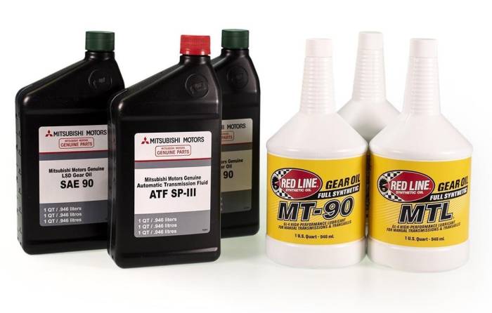 MAPerformance - 2008-2015 Mitsubishi Evo X MAPerformance Drivetrain Fluids Package - includes New Crush Washers