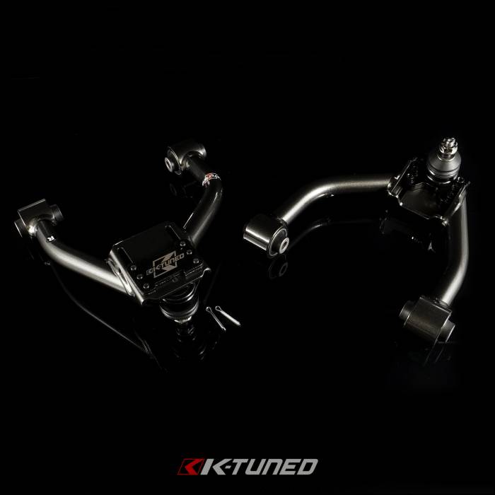 K-Tuned - 2008-2012 Honda Accord and 2009-2014 Acura TSX K-Tuned Front Camber Kit (Upper Camber Arms) - Spherical Bushing