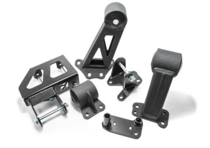 Innovative Mounts - 1994-2001 Acura Integra Innovative J-Series Steel Mounts 85A Grey Bushings