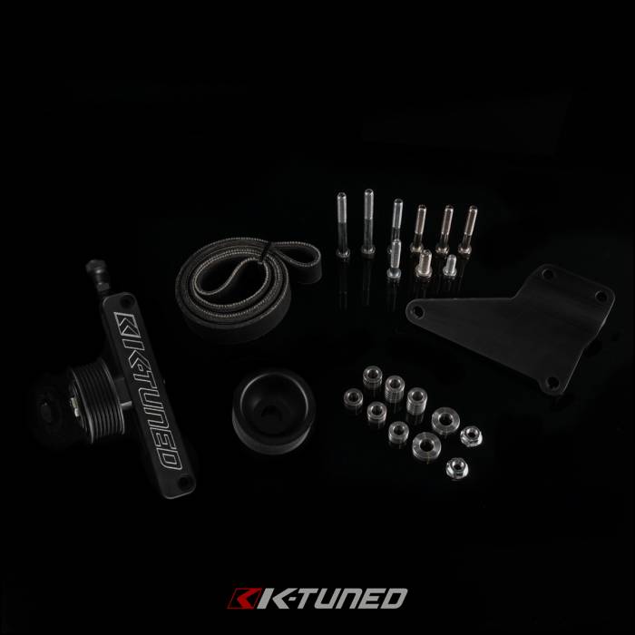 K-Tuned - K-Tuned Universal AC & PS Eliminator Pulley Kit - Black