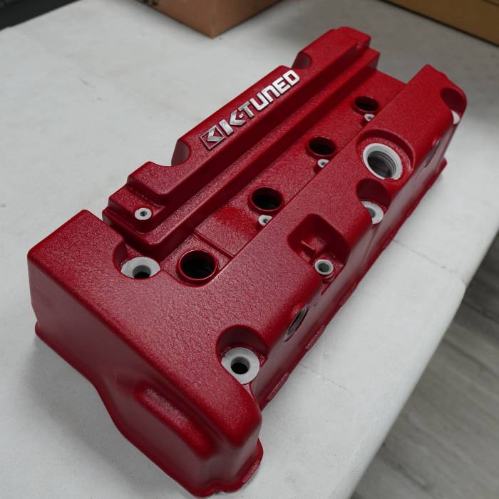 K-Tuned - K-Tuned Vented Valve Cover - Wrinkle Red