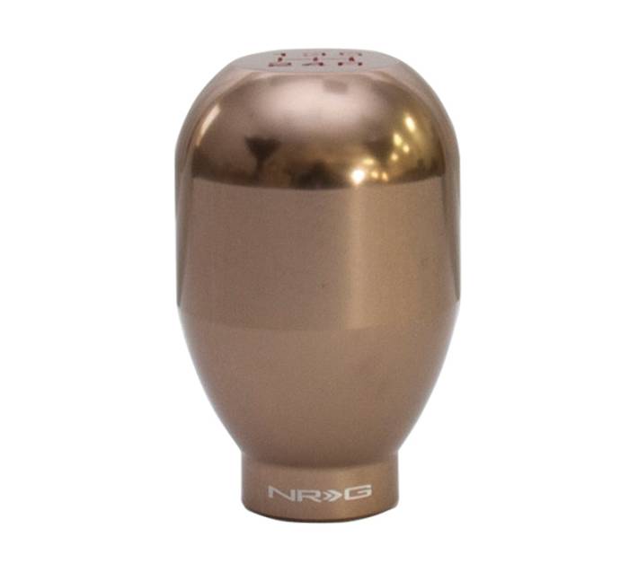 NRG Innovations - NRG Innovations Shift Knob 42mm - 5 Speed Dark Titanium Aluminum Heavy Weight Universal