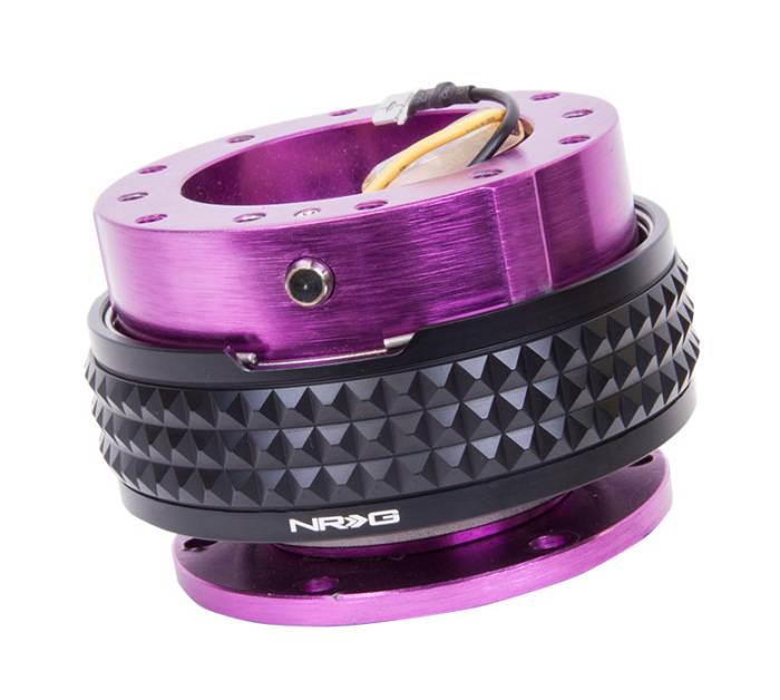 NRG Innovations - NRG Innovations Quick Release Kit - Purple Body / Black Pyramid Ring