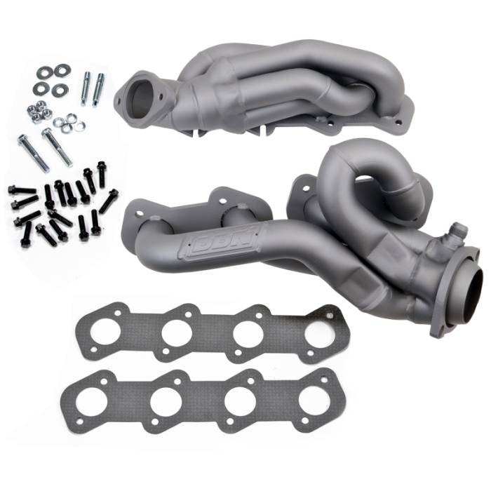 BBK - 1996-2004 Ford Mustang GT BBK Shorty Tuned Length Exhaust Headers - 1-5/8in Titanium Ceramic