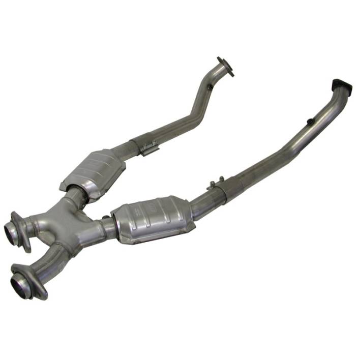 BBK - 1996-1998 Ford Mustang 4.6 GT BBK High Flow X Pipe With Catalytic Converters - 2-1/2in