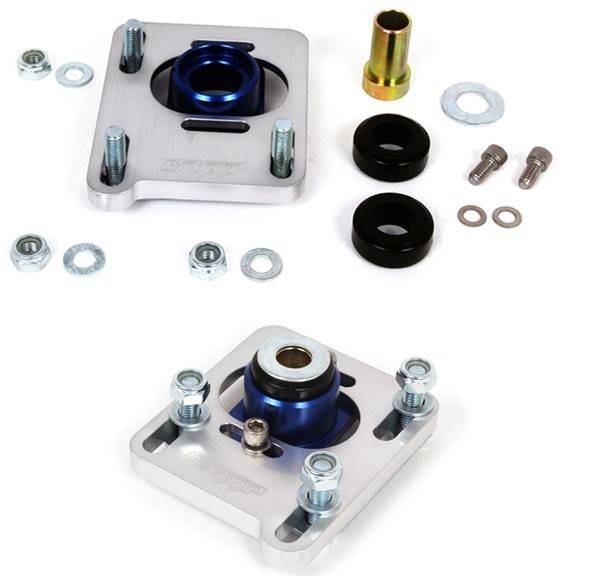 BBK - 1994-2004 Ford Mustang BBK Caster Camber Plate Kit - Silver Anodized Finish