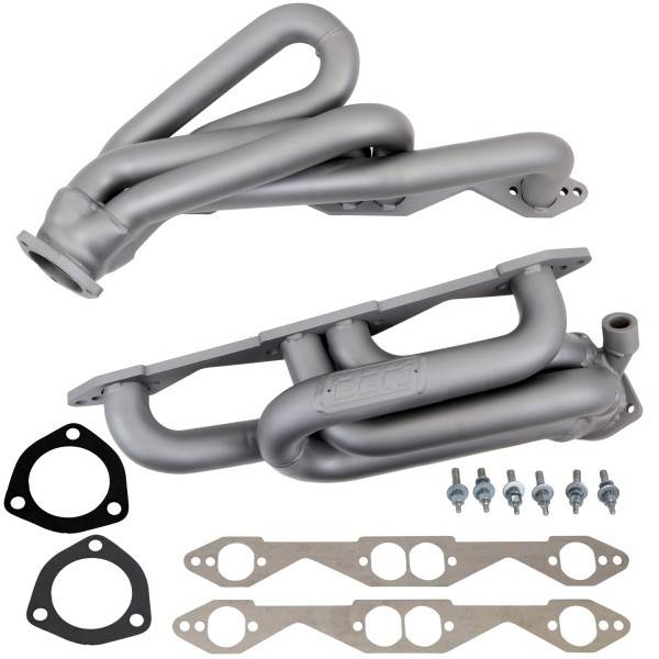 BBK - 1996-1998 GM Truck/SUV BBK Shorty Tuned Length Exhaust Headers 1-5/8in - Titanium Ceramic