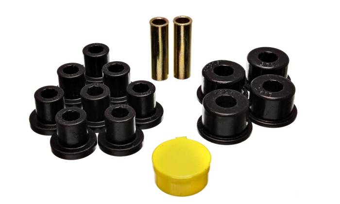 Energy Suspension - 1963-1980 MG MGB Energy Suspension Black Rear Leaf Spring Bushing Set