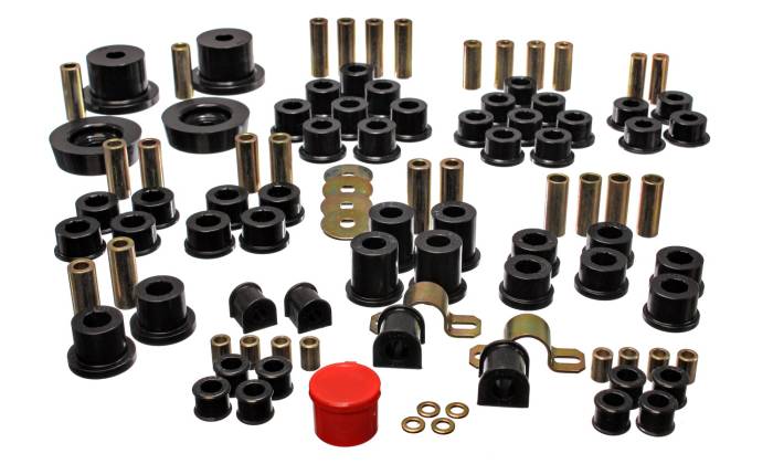 Energy Suspension - 1990-1997 Mazda Miata Energy Suspension Black Hyper-Flex Master Bushing Set