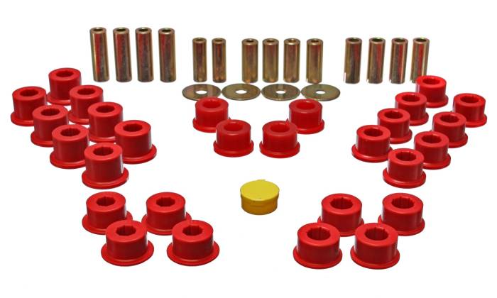 Energy Suspension - 1990-1997 Mazda Miata Energy Suspension Red Rear Control Arm Bushing Set