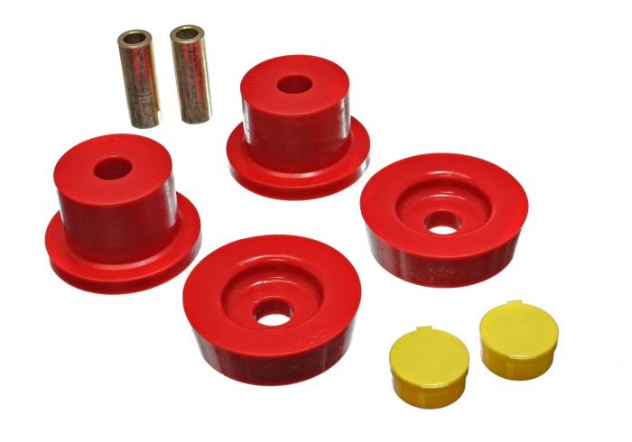 Energy Suspension - 1990-1997 Mazda Miata Energy Suspension Red Rear Differential Bushing Set