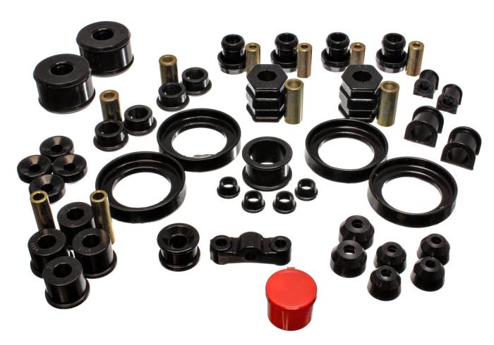 Energy Suspension - 1999-2000 Honda Civic Si Energy Suspension Black Hyper-Flex Master Bushing Set