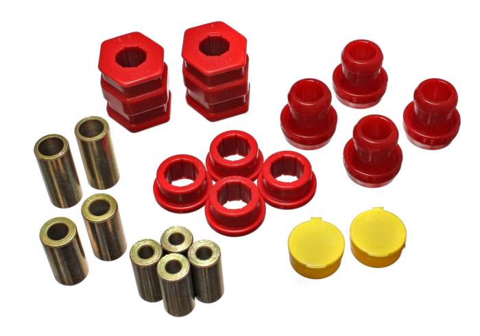 Energy Suspension - 1996-2000 Honda Civic/CRX Energy Suspension Red Front Control Arm Bushing Set