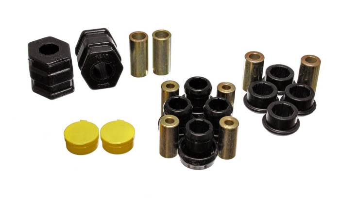 Energy Suspension - 1999-2000 Honda Civic Si Energy Suspension Black Front Control Arm Bushing Set