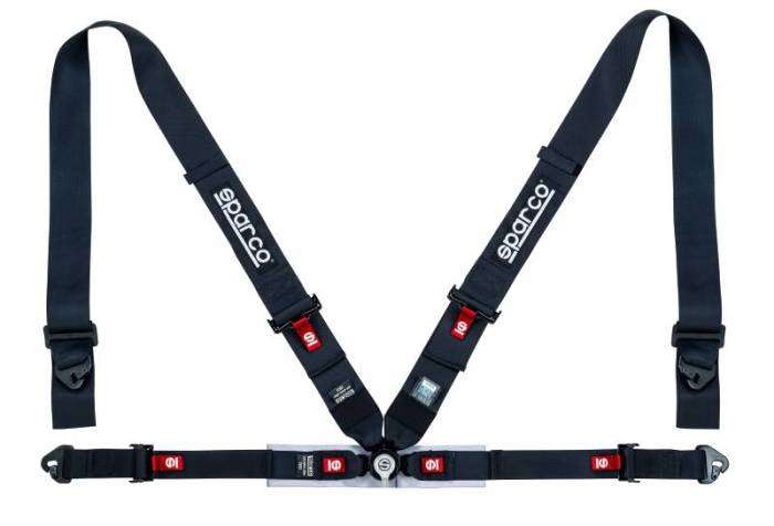 Sparco - Sparco Belt 4Pt 3inch/2inch Competition Harness - Black