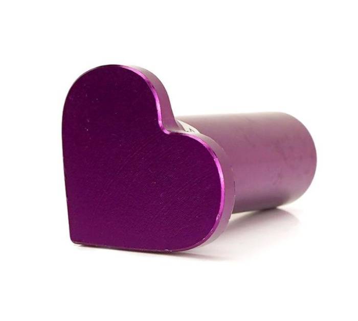 NRG Innovations - Honda NRG Heart Shape Drift Button - Purple