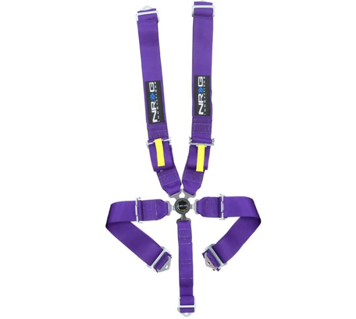 NRG Innovations - NRG SFI 16.1 5PT 3inch Seat Belt Harness / Cam Lock - Purple