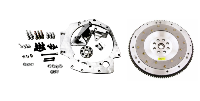 Private Label Mfg - 1996-2000 Honda Civic EK/EM Private Label Mfg. H2B Swap Kit & Clutch Masters Flywheel