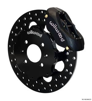 Wilwood - 1990-1993 Acura Integra Wilwood Forged Dynalite Front Drag Brake Kit (Black/Drilled)