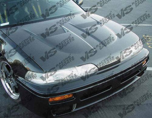 VIS - 1990-1993 Acura Integra VIS Carbon Fiber Hood Xtreme GT Style