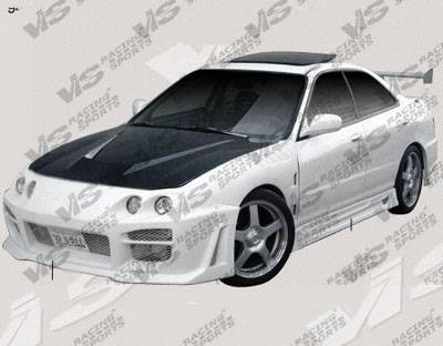 VIS - 1994-2001 Acura Integra VIS Carbon Fiber Hood Invader Type 6 Style