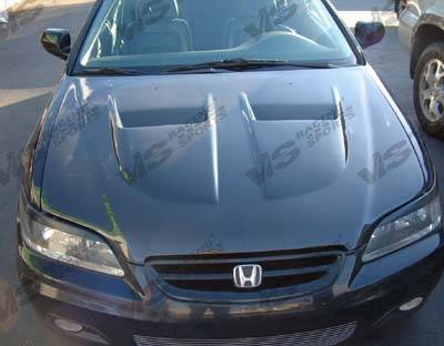 VIS - 1998-2002 Honda Accord 4dr VIS Carbon Fiber Hood Xtreme GT Style