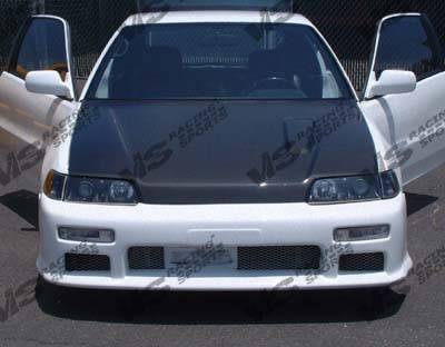 VIS - 1988-1991 Honda Civic and CRX HB VIS Carbon Fiber Hood ZC Style