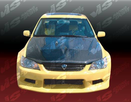 VIS - 2000-2005 Lexus IS 300 VIS Carbon Fiber Hood Invader Type 6 Style