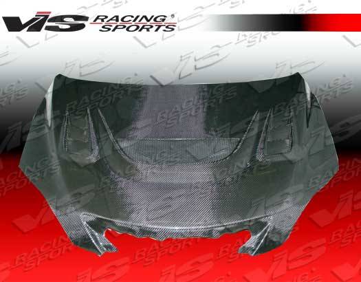 VIS - 2004-2009 Mazda 3 HB VIS Carbon Fiber Hood G Speed Style