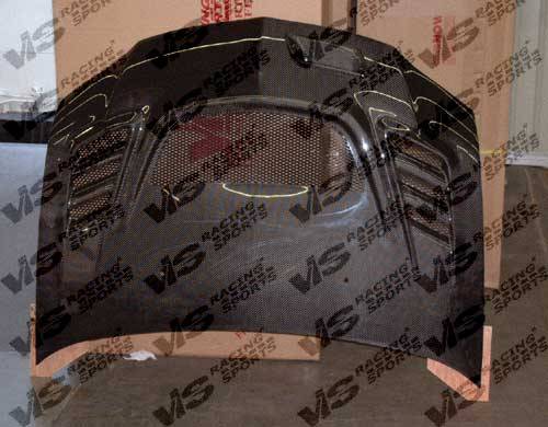 VIS - 2003-2005 Mitsubishi Evolution VIII VIS Carbon Fiber Hood G Speed Style