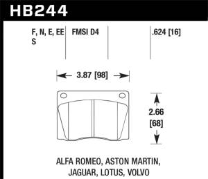 Hawk Performance - BLUE 9012 HB244E.624 - Image 3