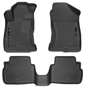 Husky Liners - Husky Liners 2017 Subaru Impreza Weatherbeater Black Front & 2nd Seat Floor Liners 99661 - Image 3