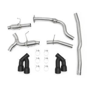 Mishimoto - Mishimoto 2016+ Chevrolet Camaro 2.0T Quad Black Tip Cat-Back Exhaust MMEXH-CAM4-16QTPBK - Image 1