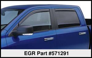 EGR - EGR 04-12 Chev Colorado/GMC Canyon Crew Cab In-Channel Window Visors - Set of 4 (571291) 571291WB - Image 3