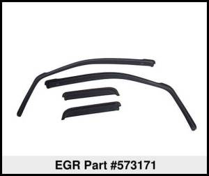 EGR - EGR 04+ Ford F/S Pickup Extended Cab In-Channel Window Visors - Set of 4 (573171) 573171WB - Image 3