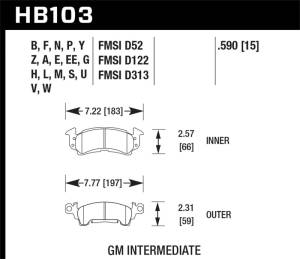 Hawk Performance - BLUE 9012 HB103E.590 - Image 2