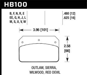 Hawk Performance - BLUE 9012 HB100E.625 - Image 2