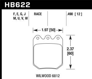 Hawk Performance - Blue 9013 HB622E.550 - Image 1