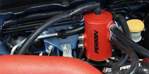 Perrin - 2011-2014 Subaru WRX and STI (w/TMIC) Perrin Air Oil Separater - Red - Image 7