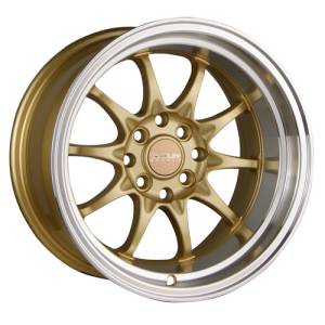 Tracklite - Traklite Holeshot 15X9 4X100/114 ET0 Champion Gold/Polished Lip - Image 1