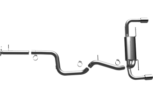 Magnaflow - 2010-2013 MazdaSpeed 3 MagnaFlow Stainless Cat-Back Exhaust System - Image 1