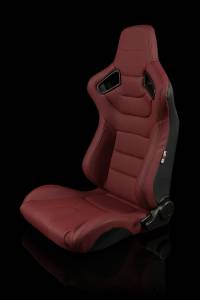 Braum - Braum Elite Series Racing Seats (Maroon and Black) ?? Pair - Image 2