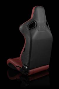 Braum - Braum Elite Series Racing Seats (Maroon and Black) ?? Pair - Image 3