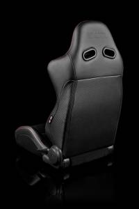 Braum - Braum Advan Series Racing Seats (Red Stitching Black Leatherette) ?? Pair - Image 3